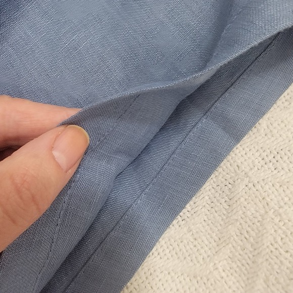 Lintico NWT Linen Relaxed Midi Skirt Marina Elastic Waist Cargo Pockets Size S - Picture 8 of 13